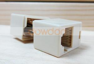 <span class=keywords><strong>RJ45</strong></span> Socket Modular Adapter Connecteur LAN Ethernet Splitter 8P8C Network Modular Plug - Product Image 3