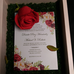 Invito di Nozze Personalizzato in Acrilico Satinato con Stampa UV - Product Image 5