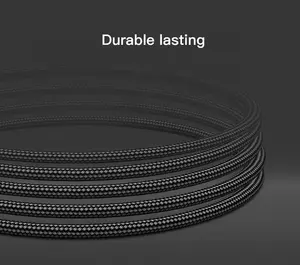 High Quality Nylon Braided 3A 5Gbps High Speed Charging Cables USB 3.0 Type C Data USB Fast Charger Cable