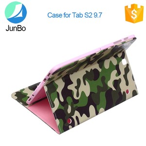 Haute qualité pu cas de stand de couverture en cuir pour samsung <span class=keywords><strong>galaxy</strong></span> tab s2 9.7 - Product Image 1