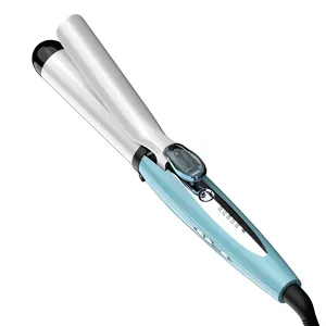 <span class=keywords><strong>Fer</strong></span> à friser professionnel en céramique tourmaline 25/32 mm, pulvérisation à froid, <span class=keywords><strong>fer</strong></span> à friser électrique LED, rotation à vapeur, outils de coiffure de salon - Product Image 1