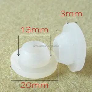 음식 급료 20mm 실리콘 고무 마개 부틸 고무 마개 주입 작은 유리병 도매를 위한