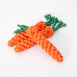 Giocattoli fatti a mano su ordinazione della corda del cane dell'animale domestico dello spazzolino da denti del cotone fatto a mano durevole sveglio all'ingrosso - Product Image 4