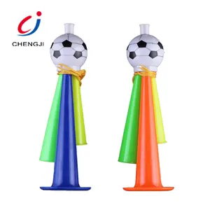 Chengji-bocina de aire deportiva para fanáticos del fútbol, claxon de plástico colorido, para animar al aire libre