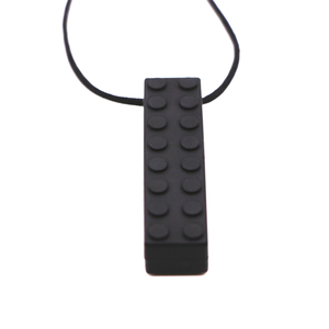 OEM al por mayor silicona colgante collar sensorial juguetes para bebé dentición juguete masticar perlas juguete de goma - Product Image 3