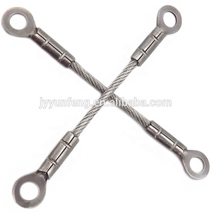 עיני באיכות טובה בקצוות במתלים כבל מכלולי מגולוון פלדת חוט חבל - Product Image 2