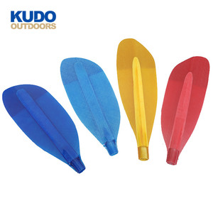 KUDOOUTDOORSカスタム2ピース半透明スムースグラスファイバーブレードカーボンシャフトカヤックパドル - Product Image 6