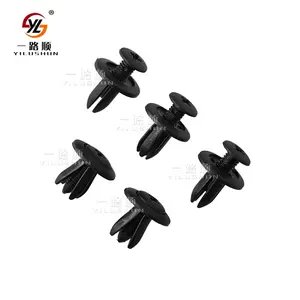 Clips Plastic Material Rivets Auto Fasteners Black Nylon