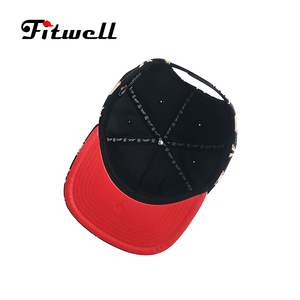 Impresión personalizada 5 panel negro gris pu Cuero 100% poliéster SnapBack <span class=keywords><strong>cap</strong></span> - Product Image 6