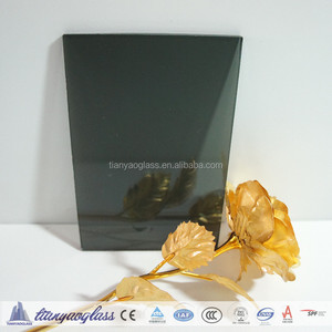 hot sale 4mm 2140*1650 Tinted black glass from <strong>qinhuangdao</strong> <strong>yaohua</strong> glass - Product Image 3