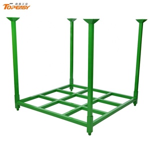 מותאם אישית stillage אחסון מתלה כבד החובה נייד לערום משטחי פלדה מורט צמיג אחסון מתלה למכירה - Product Image 4