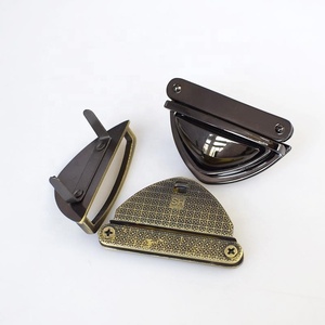 Meetee ky550 Túi xách tam giác hình dạng khóa phần cứng Phụ kiện túi Snap móc khóa đóng cửa xoắn khóa Ví chuyển Lỗ mộng ổ khóa - Product Image 5