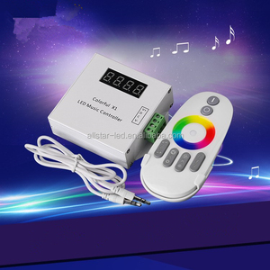 DC5V-24V WS2811/WS2812B/6812/1903/6803 Ma Thuật <span class=keywords><strong>LED</strong></span> băng kỹ thuật số đầy màu sắc X1 âm nhạc điều khiển với RF cảm ứng từ xa Max 600 pixels - Product Image 2