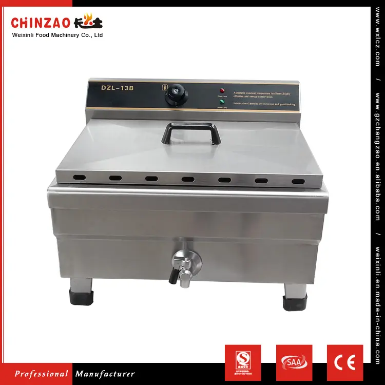 CHINZAO Fritadeira Chip De Importação de Bens China Grande Capacidade Saudável Delicioso Sem Cestas