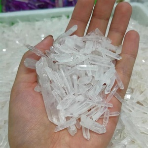 Semilla de lemuriano Natural, punto de espécimen de cristal rugoso de cuarzo transparente, pequeña, venta al por mayor - Product Image 5