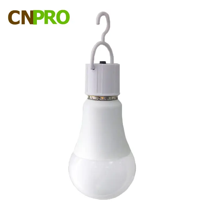 CE RoHS Bohlam Lampu Darurat Baterai, Bohlam Cerdas 5W 7W 9W 12W A19 A60 Dapat Diisi Ulang