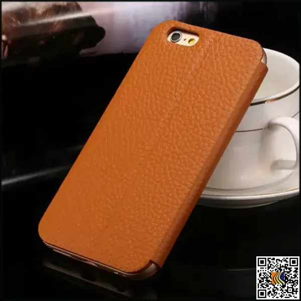 Chống bụi Cổ Điển Bền Lật PU Leather Case cho iphone6, Cho iphone 6 lật leather case