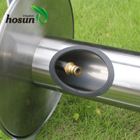 Moulinet d'arrosage pour tuyau d'irrigation agricole en acier inoxydable, vente en gros, m