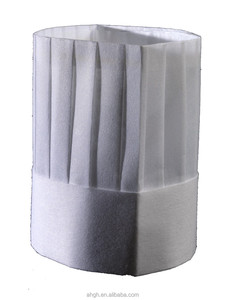 toque de cusinier Non-tissé rond/classique viscose - Product Image 5