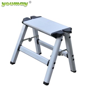 เก้าอี้บันไดอลูมิเนียมสองด้านพร้อมขั้นตอนเดียว AD0501A - Product Image 2