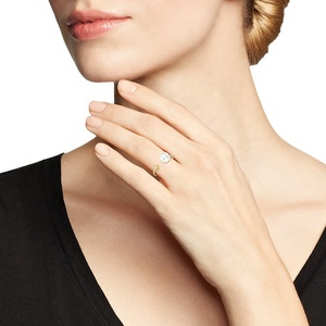 24K Gold Plated Diamond Jewelry Latest <strong>Sterling</strong> <strong>Silver</strong> Pearl <strong>Ring</strong> <strong>Settings</strong> - Product Image 4