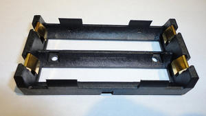 أيون smt البطارية البلاستيك القضية حامل ل <span class=keywords><strong>2</strong></span> × 3.7 فولت 18650 بطاريات - Product Image 1