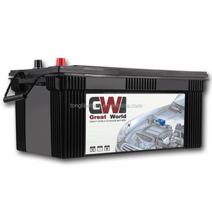 แบตเตอรี่รถบรรทุกสำหรับงานหนัก 195G51/180Ah 12V MF ไฮบริด แบบ Deep Cycle แบตเตอรี่ยานยนต์ ราคาแบตเตอรี่รถยนต์ - Product Image 3