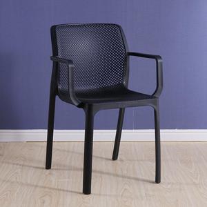 Blanco barato sillas de plástico PP plástico jardín sillón silla de jardín silla <span class=keywords><strong>apilable</strong></span> - Product Image 3
