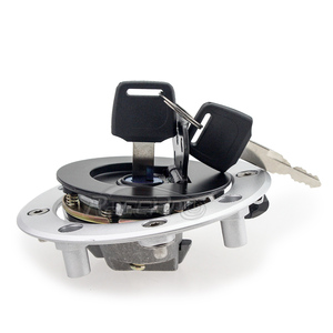 Cubierta de Tanque de Combustible para Motocicleta con Llaves para Kawasaki ZXR750 ZR250 BALIUS Ninja <span class=keywords><strong>ZX7R</strong></span> ZX9R Negro y Cromo Ligero de Aluminio 6061-T6 - Product Image 6