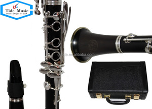 <span class=keywords><strong>Clarinetto</strong></span> professionale in legno di ebano di alta qualità <span class=keywords><strong>BB</strong></span> 17 Tide Music CL7228S rame-nichel - Product Image 5