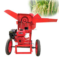 Machine à battre le riz et le blé à moteur essence, avec pneus, fournie directement par l'usine