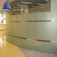 Vidrio esmerilado para paneles de pared y puerta, vidrio decorativo de 4-10mm