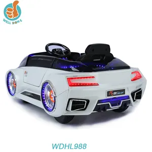 WDHL988 최신 디자인 모델 스마트 전기 자동차 아기 드라이브 두 속도 더블 도어 오픈