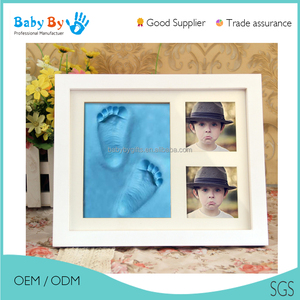 BABYBY Produttore hotsale new fashion bambino footprint e handprint/baby photo frame - Product Image 5