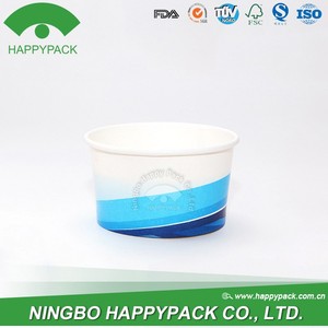 Cốc Kem Giấy PE/PLA 12OZ Dùng Một Lần Logo Màu Tùy Chỉnh Hộp Đựng Kem - Product Image 2