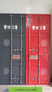 Versand behälter Restaurant Bar Industrial Loft Style Metall tür - Product Image 3