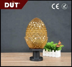 Wholesales Golden Rose IP44 Plastic E27 Outdoor Ultraviolet Gate Pillar <strong>Pineapple</strong> Shape Garden <strong>Light</strong> 1-Year Warranty 110V-220V - Product Image 6
