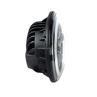 7 pouces rond phare de projecteur de moto avec faisceau bas élevé pour 4x4 offroad