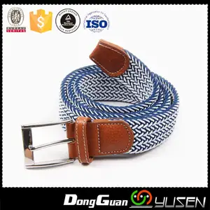 Excellente qualité tricot rayonne multiples couleurs ciel bleu Golf ceinture