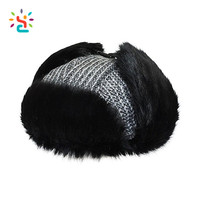 Recién llegado, sombrero de piel Ushanka para hombre, sombrero de invierno Ushanka ruso, sombrero de invierno cálido personalizado, Ushankas de alta calidad