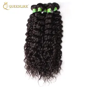 cuticle aligned 100% virgin real girl pussy indian deep wave hair weft