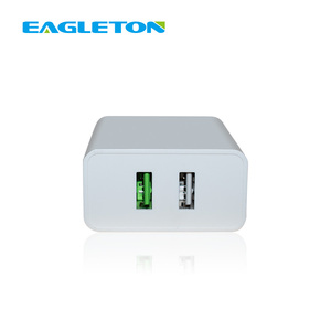 Venta caliente calidad estable <span class=keywords><strong>2</strong></span> puerto QC 3,0 adaptador de corriente Usb cargador rápido de pared de carga - Product Image 4
