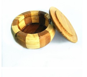 Natural Bamboo Pocket <strong>Ashtray</strong> - Product Image 3