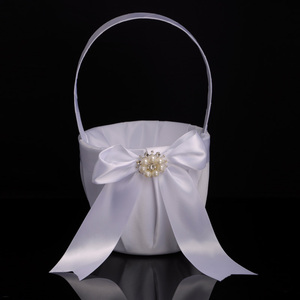 Set di cesti di fiori con fiocco in raso per <span class=keywords><strong>matrimonio</strong></span> Set di cesti di fiori - Product Image 6