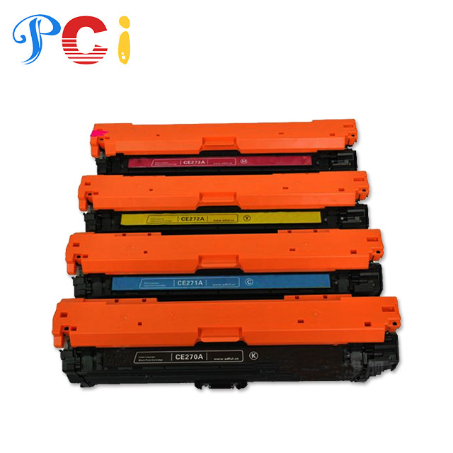 Картридж с тонером PCI 650A CE270A CE270 270A CE271A CE272A CE273A, совместимый с HP LaserJet CP5525/ 5520H Enterprise M750