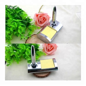 Juego de Bolígrafos de Escritorio con Base Rectangular, Bolígrafo de Escritorio con Bloc de Notas - Product Image 4