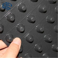 Géotextile et tapis de drainage à fossettes, géocomposite
