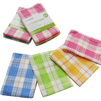 Serviettes de cuisine en coton gaufré absorbantes en gros