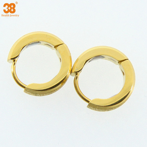 2025 Beste-Kerstcadeau-Mode Heren Roestvrij Staal 316 18K Vergulde Trendy Magnetische Clip-On Oorbellen Gewichtsverlies Therapie - Product Image 2