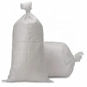 Toptan 20kg 25kg polipropilen dokuma kum torbaları, plastik kaplar çimento, un ambalaj PP dokuma çanta 50kg